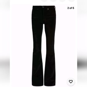 Veronica Beard Jeans Beverly black velvet jeans pants NWT $328 30